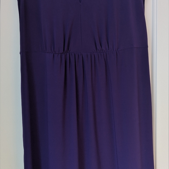 Daisy Fuentes Royal Purple Sleeveless Dress with removable tie sash, Size S - Picture 6 of 16